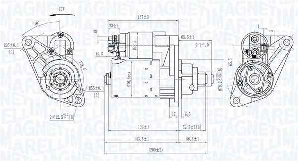 MAGNETI MARELLI Starter 063721282010